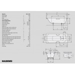 Ванна стальная Kaldewei Saniform Plus